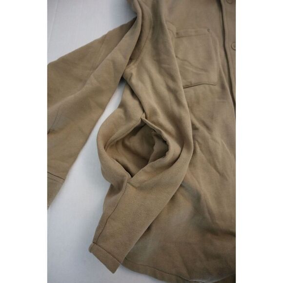 Old Navy 808189-00 Women's Sz 2X Sliced Bread/Beige Fleece Tunic Shacket - Picture 6 of 9
